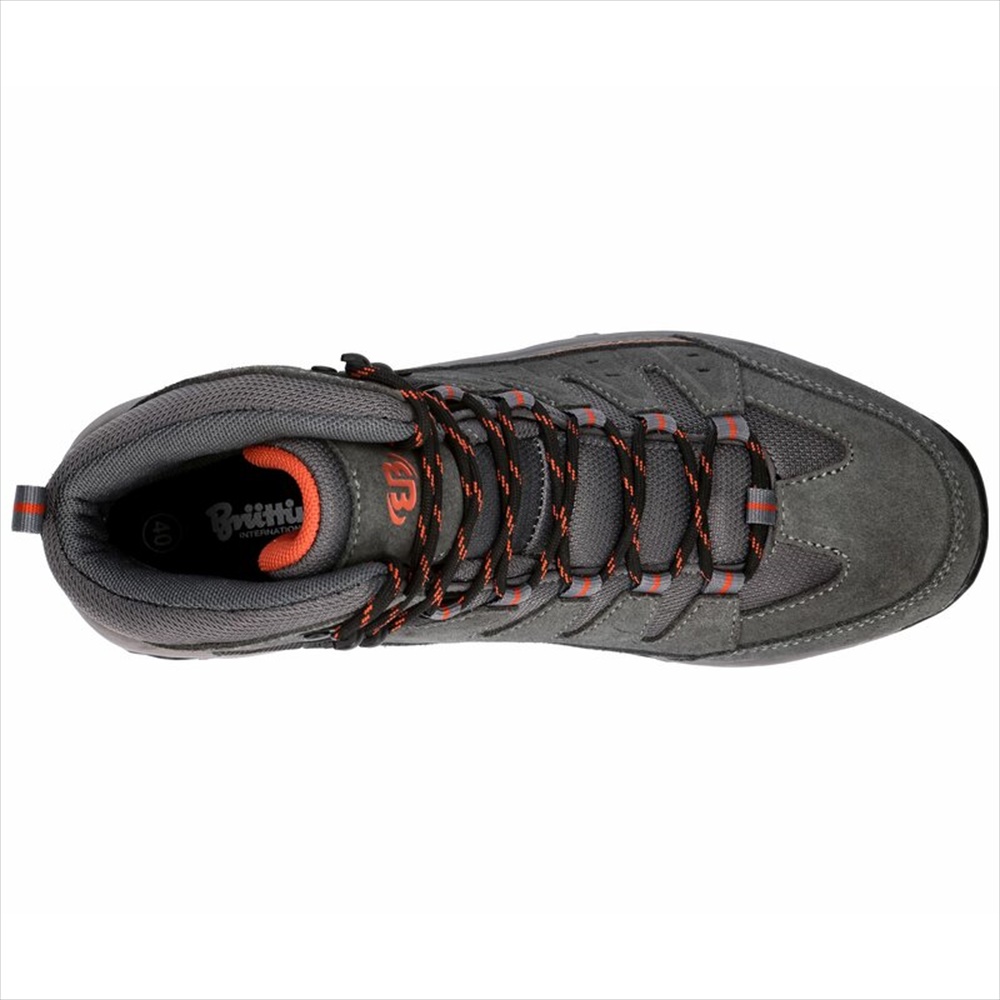 Παπούτσια BRUTTING MOUNT PINOS HIGH- ΑΝΘΡΑΚΙ/ΠΟΡΤΟΚΑΛΙ